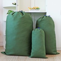 Sacs à linge Extra larges, sacs de rangement, robustes, durables, noir, vert, fermeture à cordon, sac en toile pour collège, voyage, maison, mouvement