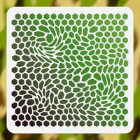 Camo Stencil for Painting 11.8"x 11.8" Reusable Splicing Camo Stencil Drawing Template DIY Craft Paint Template for Wall