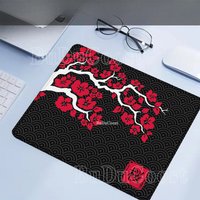 HD Printing Mousepad Cherry Blossom Sakura Small Size PC Computer Keyboard Office playmat Mouse Pad Non-slip overlock Desk Mat