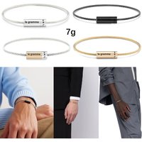 7g LE fashion bracelet rope for men and women, 7g 925 sterling silver luxury Christmas gift, wholesale of French fashion jewelry