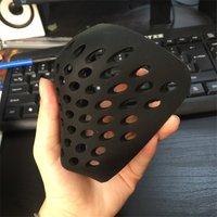 Spider Faceshell Cospay Props Silica Gel Black Halloween Half Face Shell Cover Mouth Mask