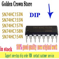 10pcs/lot SN74HC153N SN74HC154N SN74HC155N SN74HC157N SN74HC158N DIP 74HC153 74HC154 74HC155 74HC157 74HC158 DIP New original