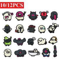 10/12PCS Wholesale Cartoon Animal Patch Hand Cut Edge Small Size Cloth Heat Transfer Sticker Angry Villain Arts,Crafts & Sewing