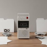 Retro Cassette Device Tape Deck Play and Preserve Function Portable Cassette Device Inspired Cassette Device Individual Tape
