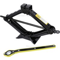 2.5T Scissor Jack for Car 2.5 Ton Robust Steel Car Jack with Saving Effort Ratchet Handl Cars Jacks Tool Kit for Auto and Trucks