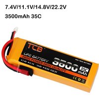 7.4V/11.1V/14.8V/22.2V 3500mAh 35C Fixed-wing Drones, FPV Drones,Off-road Toy Cars, Model Aircraft Lithium Batteries,2S/3S/4S/6S