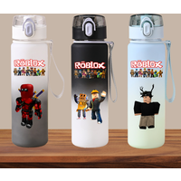 550ml Gourde Roblox Game Character Drink Bottle Robot Plastic Gradient Color DynaBlocks Portable Water Cup Daily Necessitie Gift