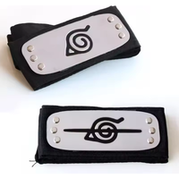 Anime Headbands Uzumaki Akatsuki Figure Cosplay Accessories Props Head Belt Cartoon Kids Boy Forehead Protector Baby Toys