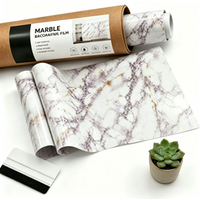 Waterproof Oil Proof Anti-Scratch Marble Contact Paper Peel and Stick Self Adhesive Wallpaper for Kitchen Stove Cabinet Tile