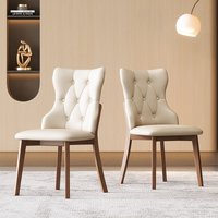 Modern Comfortable Elegant Dining Chairs Kitchen Luxury Relaxing Waiting Room Dining Chair Single Accent Dining Room Furniture