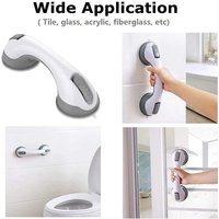 Hot 1/2Pcs Safety Helping Handle Anti Slip Support Toilet Bathroom Safe Grab Bar Handle Vacuum Sucker Suction Cup Handrail
