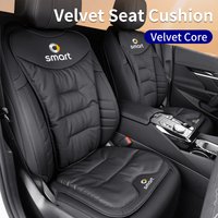 Velour Car Front Rear Seat Cover Leather Cushion Backrest Protective Mat For Smart Fortwo 451 450 453 Forfour EQ Cabrio ROADSTER