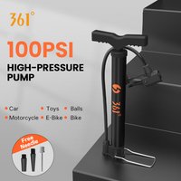 AliExpress 361° 361 Degrees Bicycle Pump 100PSI Manual Bike Air Pump Schrader Presta MTB Road Cycling High Pressure Tire Inflator for Bicycle