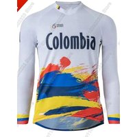 AliExpress NONE 2025 Colombia Team T Shirt Unisex BMX Cycling Jersey Federation Colombia MTB GYM Outdoor Tech Shirt Training Tops Fitness Jersey