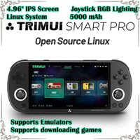 Trimui Smart Pro Retro Handheld Game Console WIFI 4.96 inch Linux System RGB Lighting Joystick Portable Video Game Console Gift