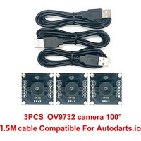 3Pcs IMX179/OV2710/OV2735/OV9732 USB Camera Module 100° 30FPS No Distortion Compatible For Autodarts.io Win Mac Linux Raspberry