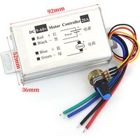 1/3/5Pcs DC9V-60V 20A PWM Motor Speed Controller Regulator Driver Adjustable 0-1200W Electronic Component