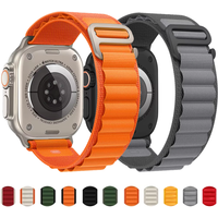 Alpine Nylon Strap for Apple Watch Ultra 3 2 49mm Braided Band iWatch Series 11 10 9 8 7 SE 46mm 42mm 45 44 40 41 38mm Bracelet