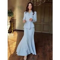 Coat Skirt Suit Women Party 2 Piece Sets Jacket Long Skirts Beading Lace Up Ensemble High Waist A Line Outfits Spring 2026