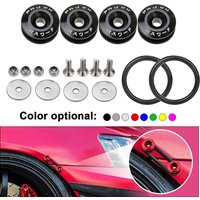 Aluminum Quick Release Fasteners For Front Rear Bumper Hatch Cover Surround Fixing Buckle Car Accessories