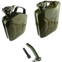 5L 10L Portable Car Fuel Tanks Canister Metal Petrol Can Jerry Can Gasoline Oil Container Mount Green For Motorcycle Accessories