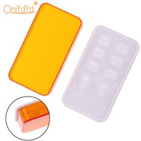 Dental Resin Mixing Watering Moisturizing Plate With Cover 8 Slot Palette