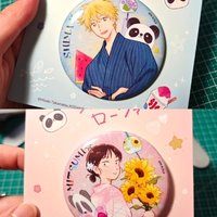 Japan Anime Skip and Loafer Figures Iwamura Mitsumi Shima Sousuke Metal Badge Brooch Creative Bags Decor Pin Fans Gift