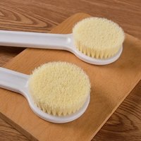 1pc Long Handle Bath Brush Soft Bristles Body Scrubber for Back Hard-to-Reach Areas Shower Use Rubbing Body Scrubbing Gods Rub