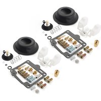 2Sets Motorcycle Carburetor Repair Rebuild Kit For Yamaha Virago XV750 1988-1997 For XV1100 1988-1999