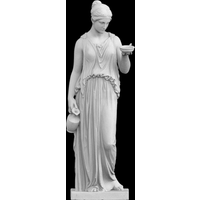 'Goddess of Youth Hebe' Sculpture, 3D Printed Resin Material, Hand-Painted, Plaster-Like Decoration (Ships Within 10 Days)