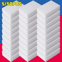 5 or 50pcs Magic Melamine Sponge Eraser Cleaner Strong Absorbent Kitchen Bathroom Cleaning Tools Household Supplies Sponges