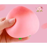 Soft Peach Fruit Squishy Toy Slow Rising Stress Relief for Kids & Adults Slow Rising Stress Relief Fidget Toy Novelty Gifts
