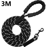 3M Dog Leash , Reflective Long Dog Rope Leash with Soft Padded Handle for Dogs, Suitable for Small to Large Dogs,