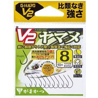Gamakatsu G-HARD V2 Barbed Fishing Hook Flat Forged Short Shank Small to Large Fish
