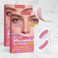 Hyaluronic Acid Microneedle Eye Patches Mask For Dark Circles Moisturizing Under Eye Gel Pads Eye Skin Care 0.25mm Needle Length