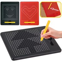 Magnetic Tablet Magnet Pad Drawing Board Steel Bead Pen Bead Learning Educational Writing Toys Children's Birthday Gifts