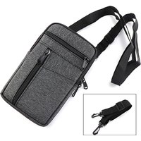 Waterproof Women Waist Bag Purse Double Layer Outdoor Tactical Waist Fanny Pack with Belt Men Phone Pouch Unisex Purses