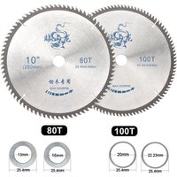 SI FANG 80-100Teeth 10 Inch Carbide Alloy High Quality Circular Saw Blade Rotary Tool Used For Cutting Wood and Aluminum Metal