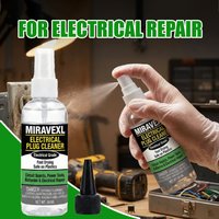 100ml Electrical Contact Cleaner Spray Fast Dry Residue Free Plug Circuit Board Battery Connector Cleaner Safe on Plastics