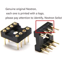 8-pin 8P gold-plated round hole IC socket op-amp socket slot seat nextron Seiko muses02 opa627 5532 LM49720 dip8 socket