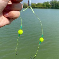 Double Hook Fishing Hair Rigs Hook Suspension Equipment Carp Fishing Hook Ready Made Anti Bottom Carp Rigs Fishing Lure