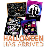 Trick Or Treat Witch Hat house Metal Cutting Dies Clear Stamps Stencil Scrapbook Diary Decoration Embossing Template Make Card