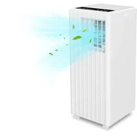 L # 8,000 BTU Portable Air Conditioner With Remote Control, 3-in-1 AC Unit Dehumidifier Fan For Room Up To 350 Sq.Ft White
