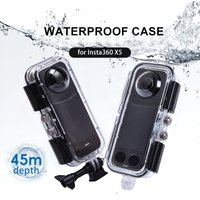Invisible Dive Case for Insta360 X5 45M Underwater Waterproof Diving Housing Cover Protective Shell for Insta360 X5 Housing