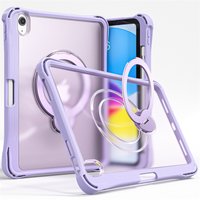 For iPad A16 2025 11th 10 10th Generation Case Metal Stand Tablet Cover iPad Air 7 6 5 5th 4 4th 10.9 Pro 11 Pencil Holder Funda