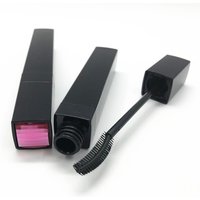 1pcs Square Portable 12g Empty Mascara Tube Eyelash Vial Liquid Bottle Plastic Container,Silicone Soft Brush Makeup Tool