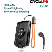 AliExpress CYCLAMI RVL01 Bicycle Headlight Daytime Front Light 5000mAh Bike Safety Visibility Cycling Light for Garmin XOSS IGS Charging