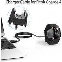 Charger for Fitbit Charge 4 Smart Watch Replacemnet USB Portable Magnetic Fast Charging Cable