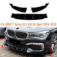 For BMW 7 Series G11 G12 M Sport 2016-2018 Car Front Bumper Lip Splitter Diffuser Lip Body Kit Car Spoiler Bumper Accessories
