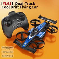 NEW RC Flying Drift Cars Professional Air-Ground 2-in-1 Quadcopter 1:30 Mini RC Car Electric Racing Deformable Car Toy Boys Gift